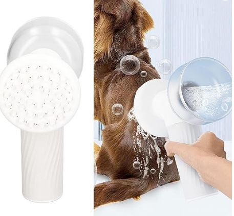 Cepillo Limpiador Baño para Mascotas
