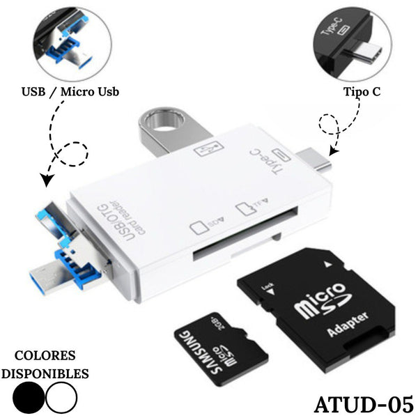 Adaptador Convertidor Multipuerto 6en1