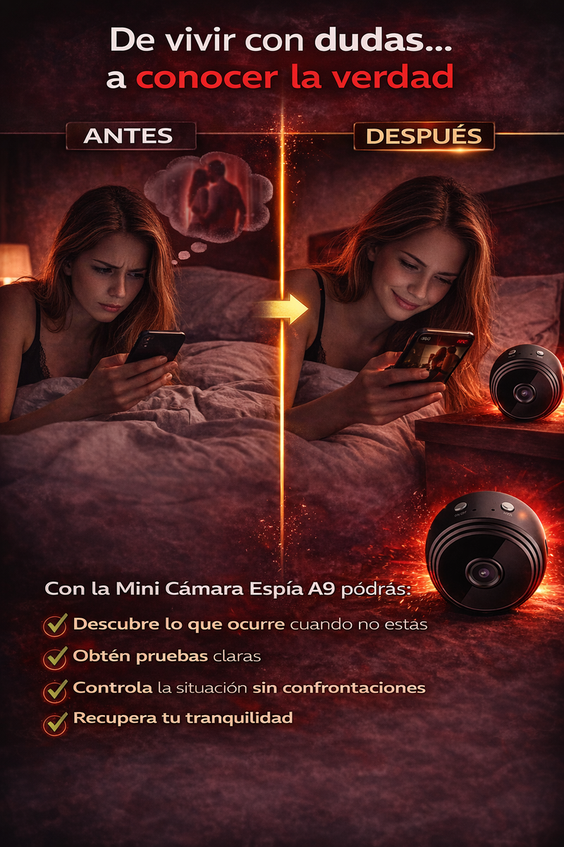 Mini Cámara Espía VigiliX — Promo 2x1