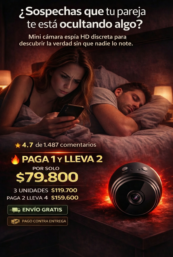 PROMO 2X1 Mini Camara Espia VigiliX