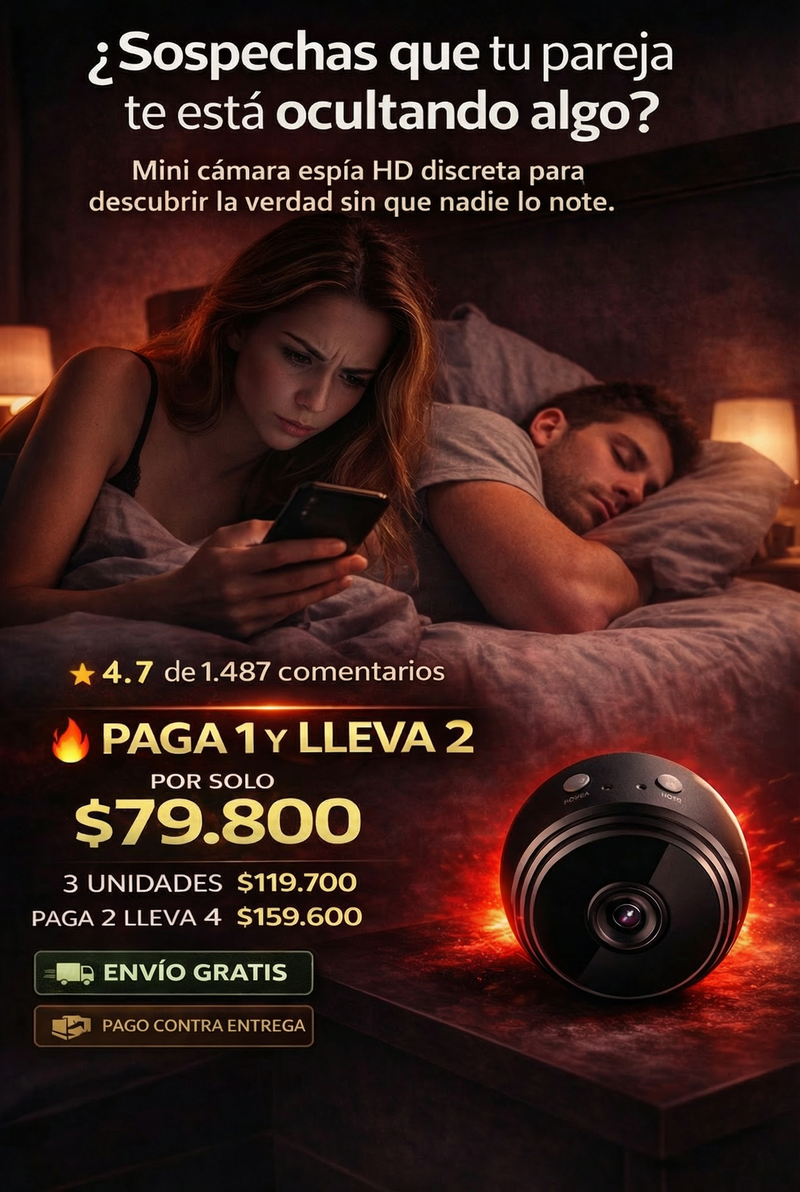 Mini Cámara Espía VigiliX — Promo 2x1