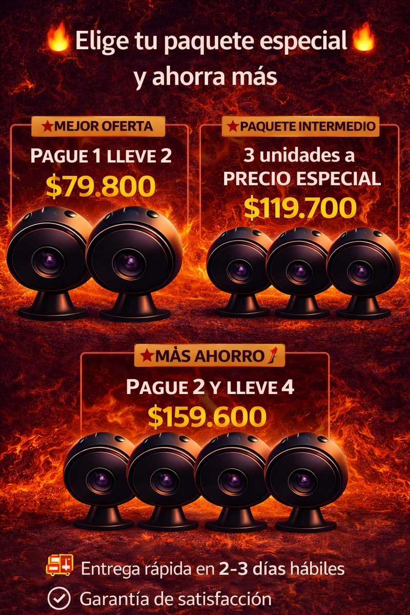 Mini Cámara Espía VigiliX — Promo 2x1