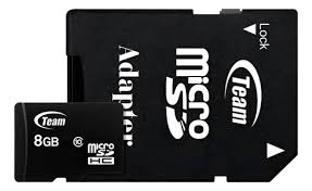Memoria Micro SD 8 GB